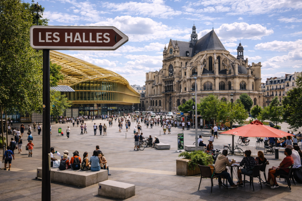 quartier les halles